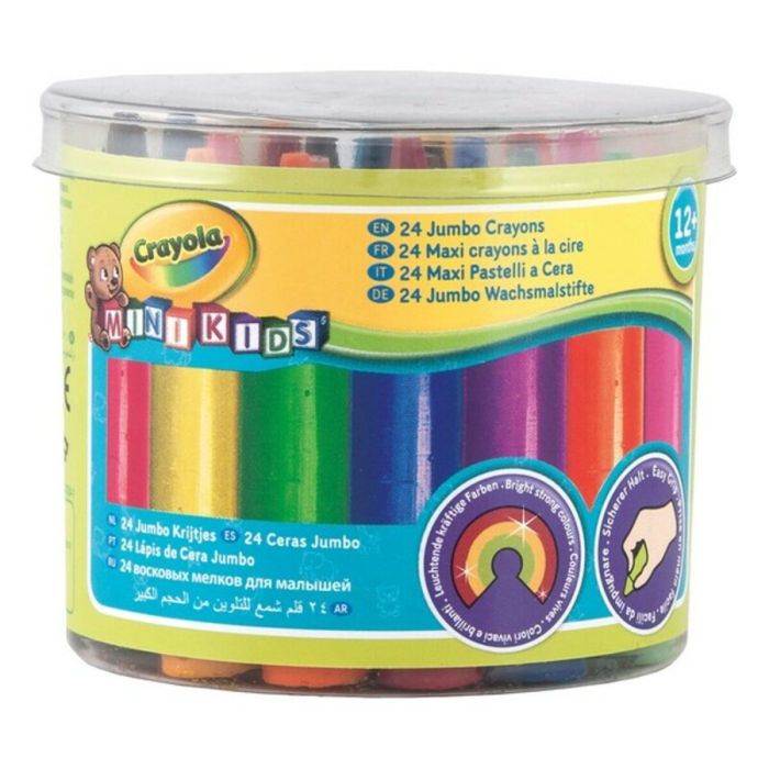 Crayons gras de couleur Crayola 2.0784 Lavable (24 pcs) 3