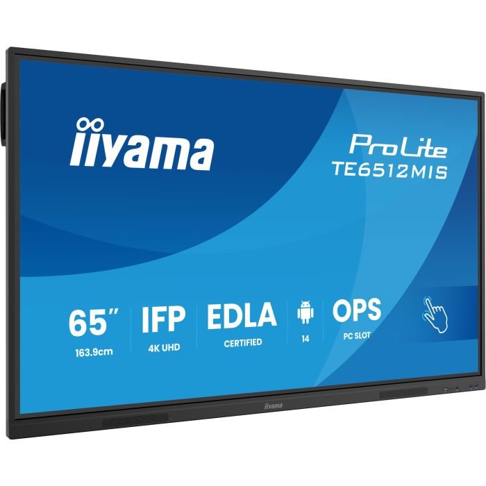 IIYAMA DS TE6512MIS 163.9cm VA TOUCH 65''/3840x2160/VGA/2xHDMI/2xUSB-C 0 IIYAMA DS TE6512MIS 163.9cm VA TOUCH 65''/3840x2160/VGA/2xHDMI/2xUSB-C 0