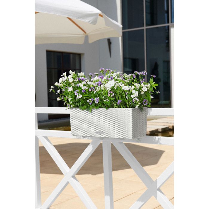 Pot Lechuza Blanc Noir polypropylène 3