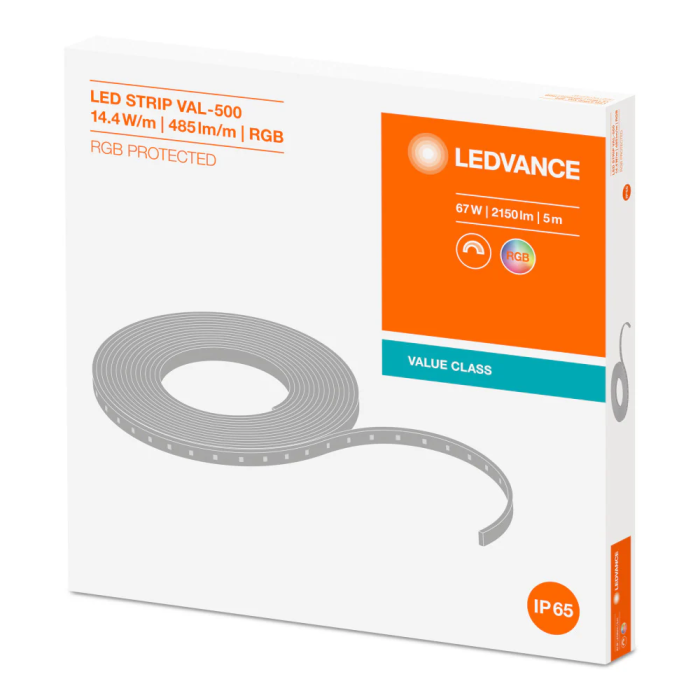 Ledvance Tira de LEDs EC Value LS VAL-500/RGB/5/IP6 Regulable [LVE-4058075404472] 1