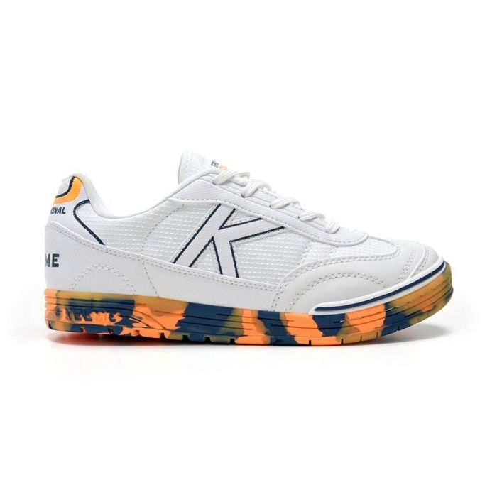 Chaussures de Futsal pour Enfants Kelme Trueno Lace Blanc M 0 Chaussures de Futsal pour Enfants Kelme Trueno Lace Blanc M 0