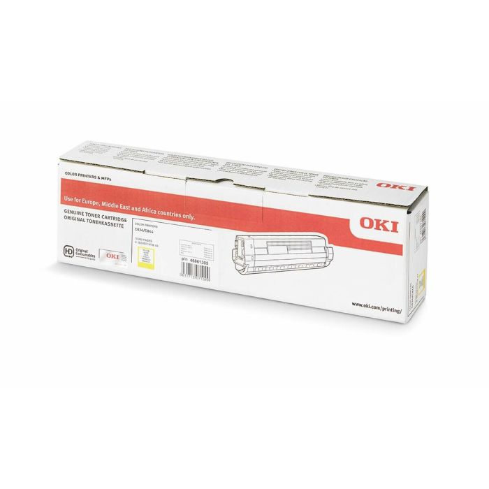 Toner original OKI C834/C844 Jaune 3