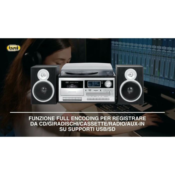 Tourne-disques Trevi 0T107230 Bois 3