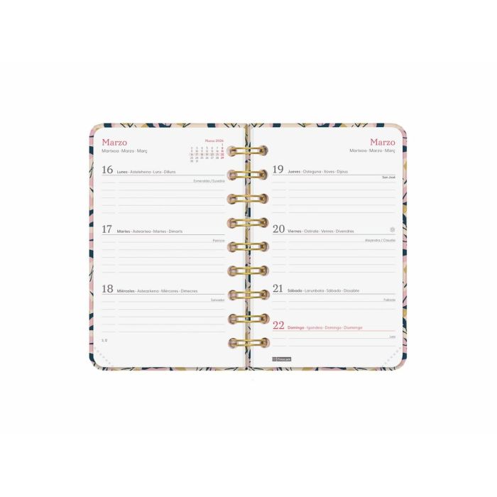 Agenda Finocam YOU 7,9 x 12,7 cm Volets 2026 4