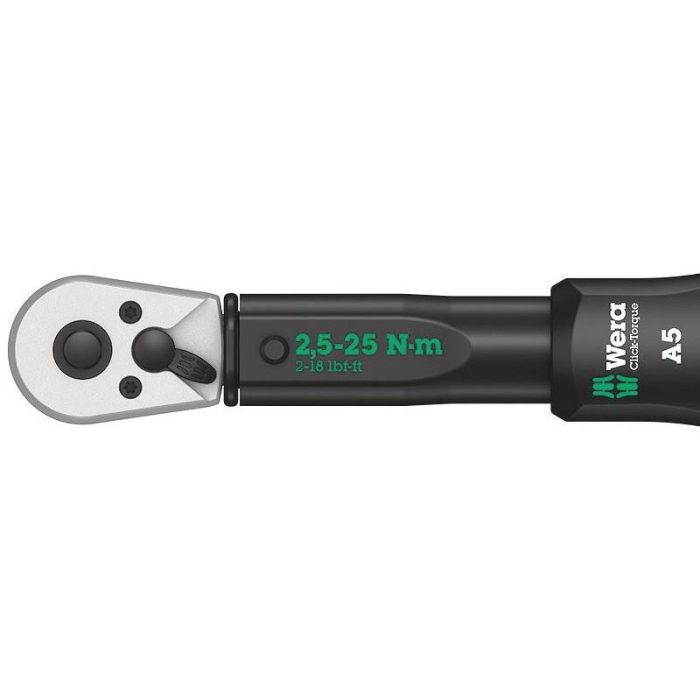 Wera Click-Torque A5 Drehmomentschlssel 2.5 - 25 Nm 2