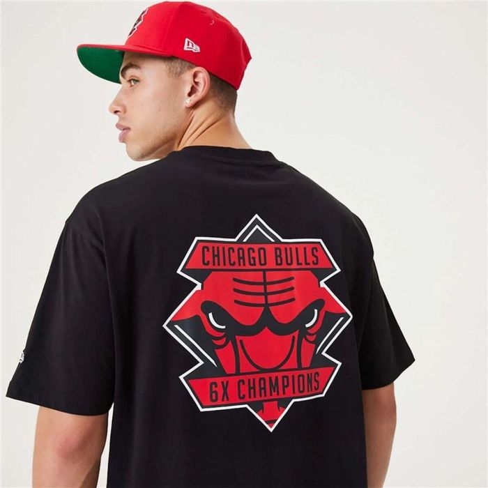 T-shirt à manches courtes homme New Era Championship Chicago Bulls 3
