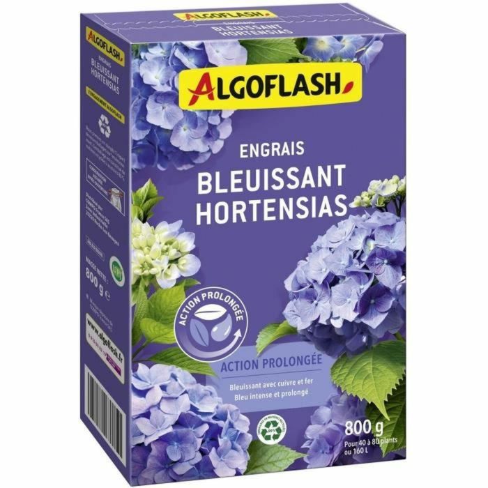 Algoflash Naturasol Engrais pour Hortensias Bleus Action Prolongée 800G