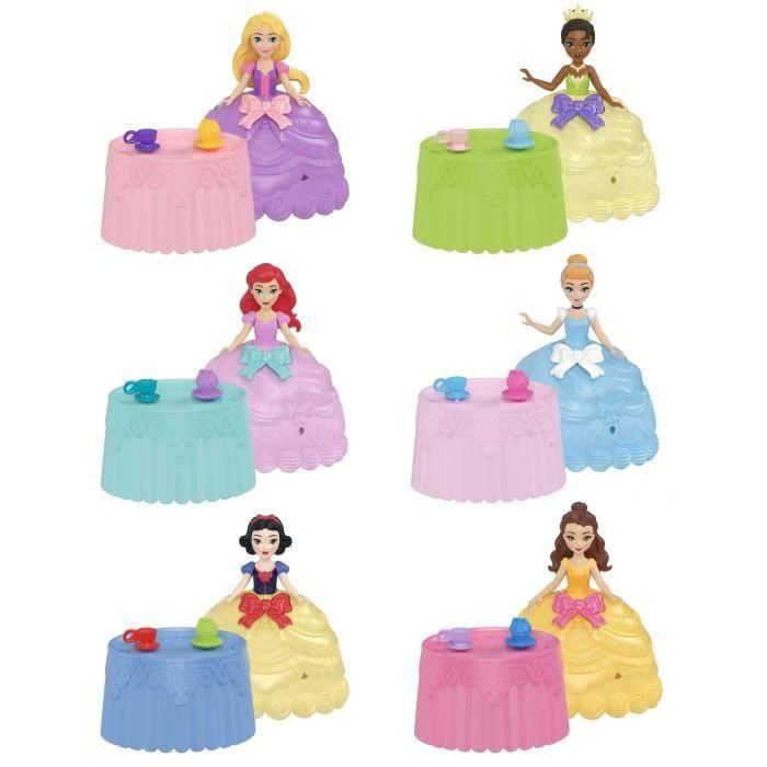 Princesses Disney - Petite poupée Cupcake Doll Reveal avec 5 surprises - Disney Princess - JFG78 4 Princesses Disney - Petite poupée Cupcake Doll Reveal avec 5 surprises - Disney Princess - JFG78 4
