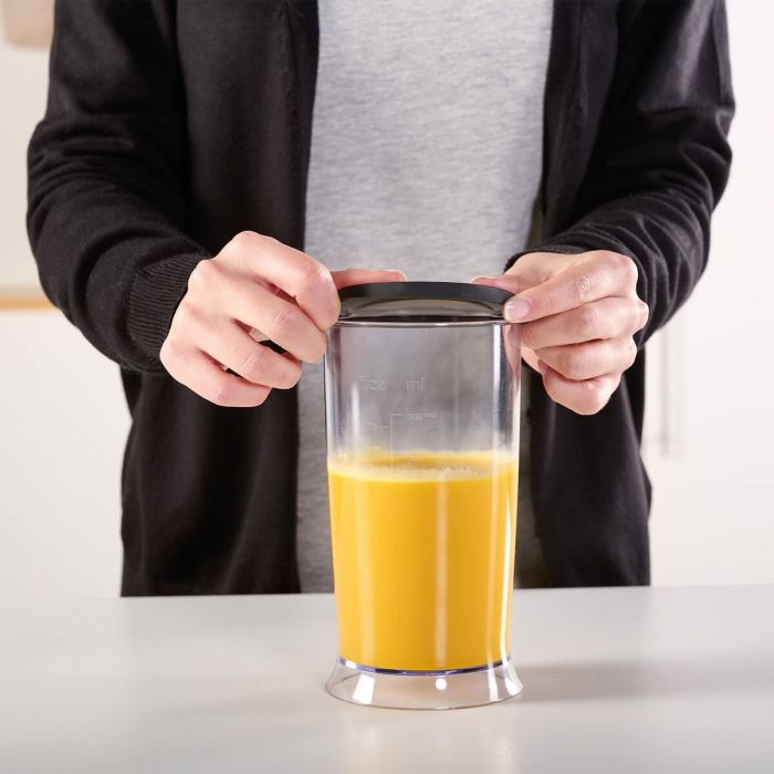 Mixeur plongeant Black & Decker ES9160100B Noir 800 W 3 Mixeur plongeant Black & Decker ES9160100B Noir 800 W 3