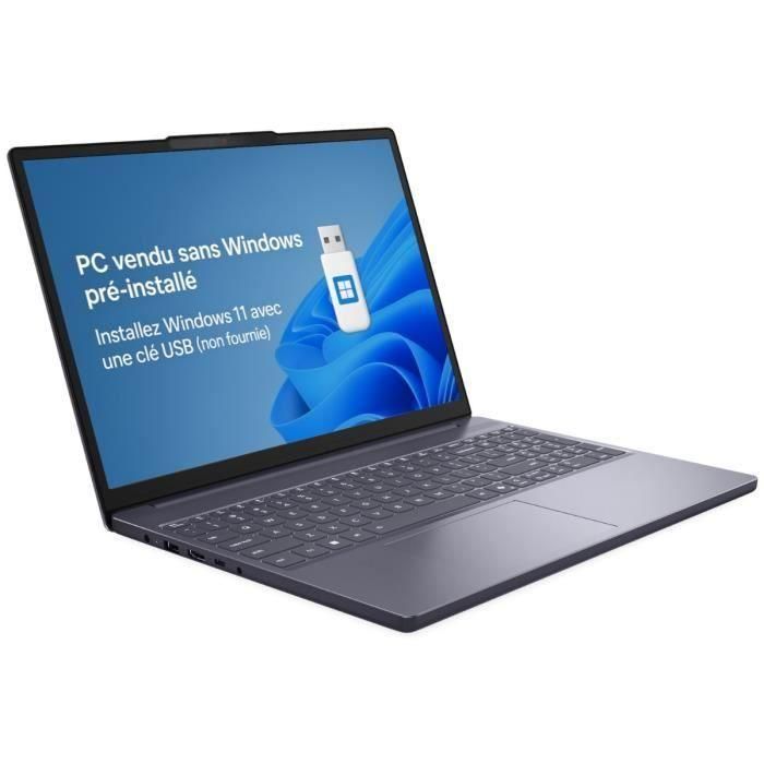 PC portable IdeaPad Slim 3 15ARP10 | Sans Windows - 15,3 WUXGA - Ryzen 7 7735HS - RAM 16 Go - SSD 512 Go - AZERTY 1