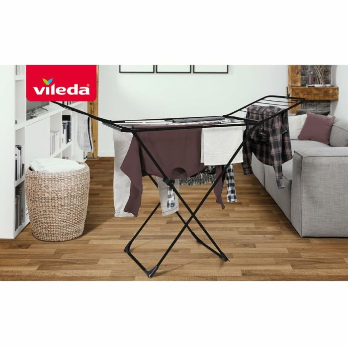 Séchoir Pliable Vileda Universal Black 174100 180 x 55 x 93 cm 1 Séchoir Pliable Vileda Universal Black 174100 180 x 55 x 93 cm 1