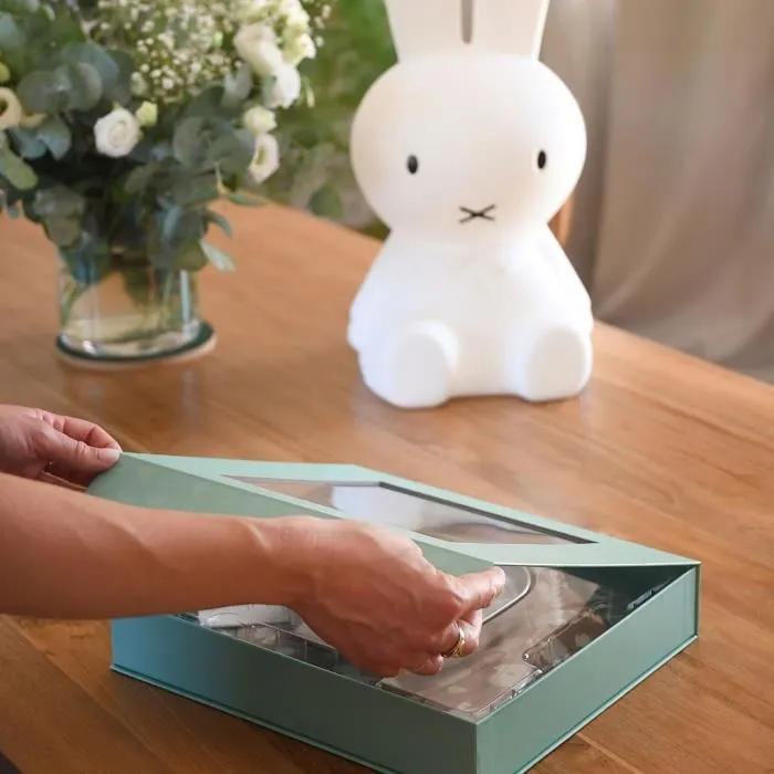 BEABA Savannah Bloom Coffret cadeau 1er repas bébé - Assiette inox, couverts ergonomiques, bavoir à manches et boîte à souvenirs BEABA Savannah Bloom Coffret cadeau 1er repas bébé - Assiette inox, couverts ergonomiques, bavoir à manches et boîte à souvenirs