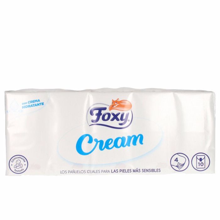 Foxy Cream Pañuelos Pieles Sensibles 10 X 9 Unidades