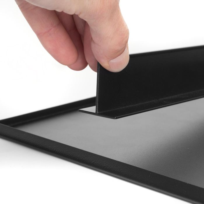 Emuca Kit de châssis à glissière avec fermeture souple pour armoires, réglable, module 600mm, Noir texturé 7