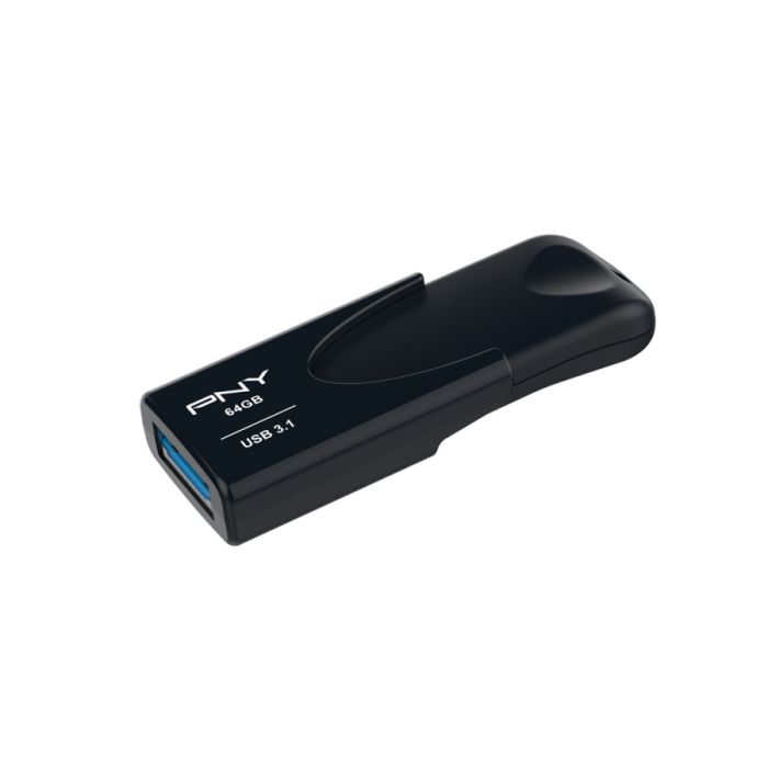 Clé USB PNY Attaché 4 Noir 64 GB 12 Clé USB PNY Attaché 4 Noir 64 GB 12