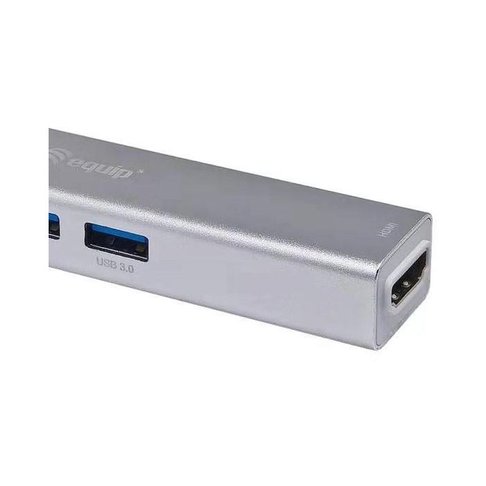Equip Adapter USB-C -> HDMI.2xUSB3.0.SD 4K30Hz 0.15m sw 6 Equip Adapter USB-C -> HDMI.2xUSB3.0.SD 4K30Hz 0.15m sw 6