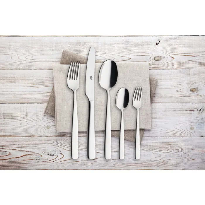 GSW Ménagère PREMIUM 893480 30 pièces en acier inox massif 18/10 - Argent pour table élégante