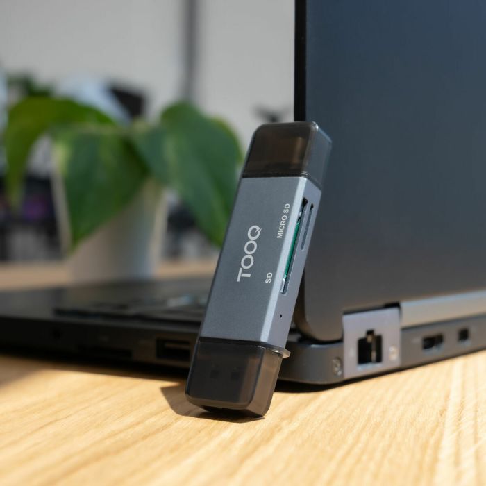 Lecteur de Cartes TooQ TQR-3001G Noir Gris 8 Lecteur de Cartes TooQ TQR-3001G Noir Gris 8