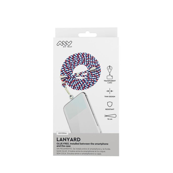 Cordon pour téléphone mobile Myway Bleu Rouge 2