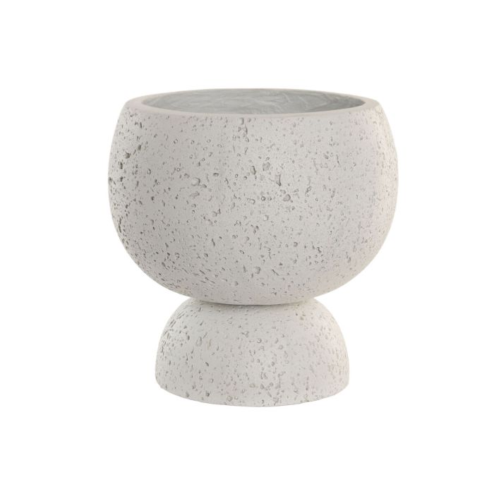 Cache-pot Home ESPRIT Blanc Fibre méditerranéen