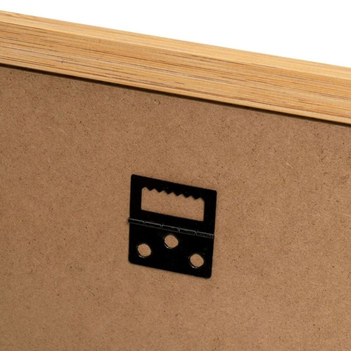 Cadre photo Blanc Naturel Verre Bois MDF 1