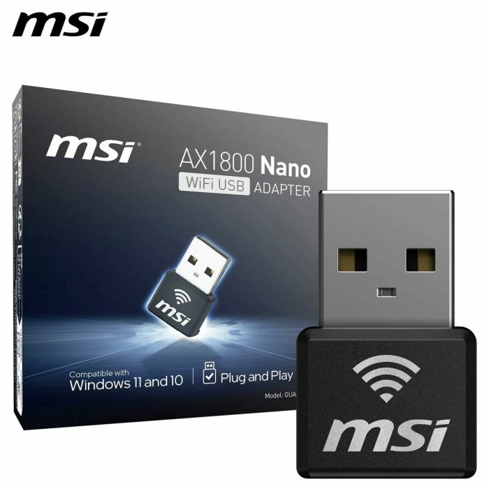 Adaptateur USB Wifi MSI 302-8ZE30XE-000 Noir 5
