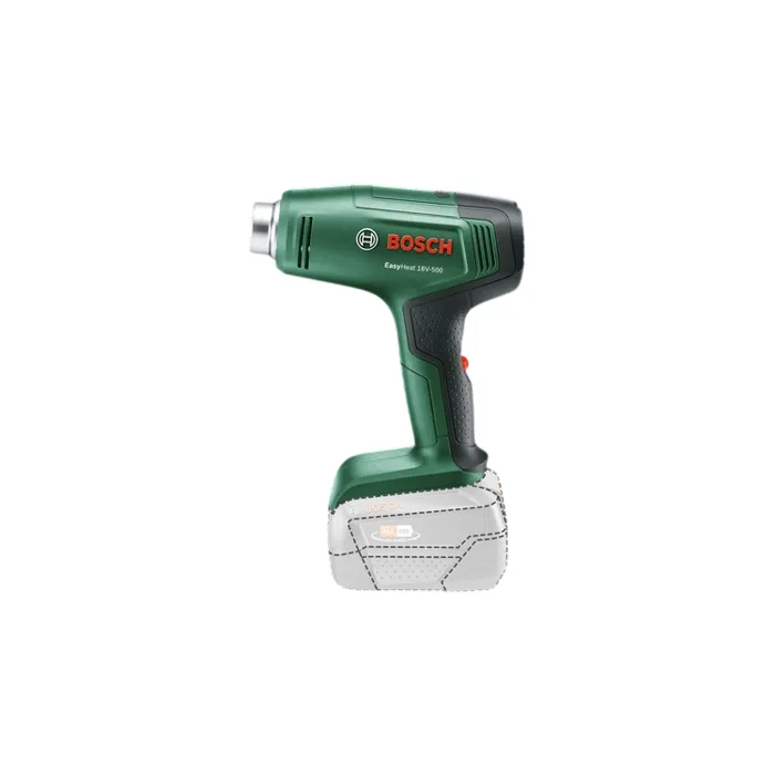 Bosch EasyHeat 18V-500 - Décapeur thermique sans fil 18V - 100 à 120 l/min - Buse standard - Système POWER FOR ALL Bosch EasyHeat 18V-500 - Décapeur thermique sans fil 18V - 100 à 120 l/min - Buse standard - Système POWER FOR ALL