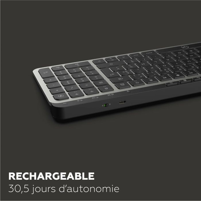 Clavier Mobility Lab KP450W Compact Noir Gris 3