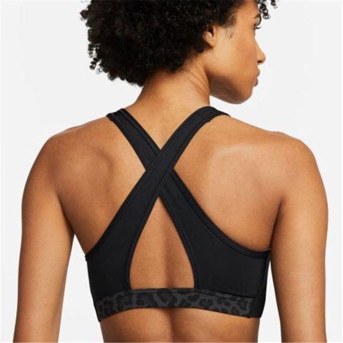 Soutien-gorge de Sport Nike Dri-FIT Swoosh Noir 1