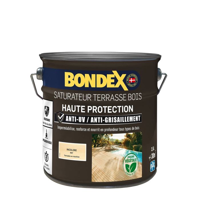 Protecteur de surface Bondex Finition mate Incolore 2,5 L 0 Protecteur de surface Bondex Finition mate Incolore 2,5 L 0