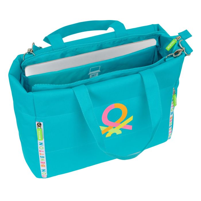 Housse pour ordinateur portable Benetton Summer Bleu 40 x 31 x 17 cm 1 Housse pour ordinateur portable Benetton Summer Bleu 40 x 31 x 17 cm 1