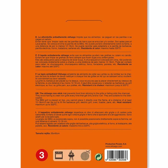 Tapis de barbecue Flower 2