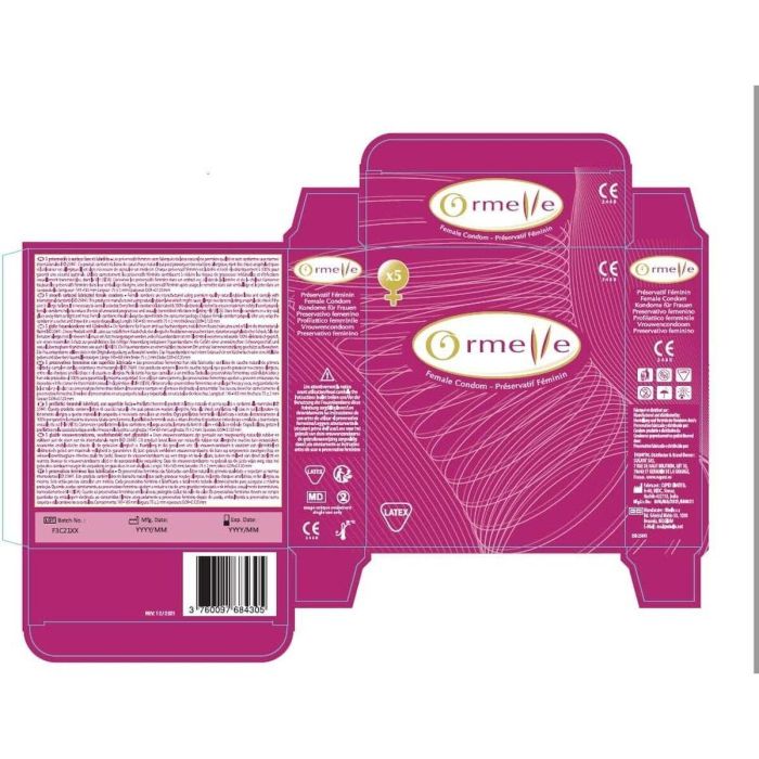 Femidom Préservatif Femmes Ormelle 5 Unités 6 Femidom Préservatif Femmes Ormelle 5 Unités 6