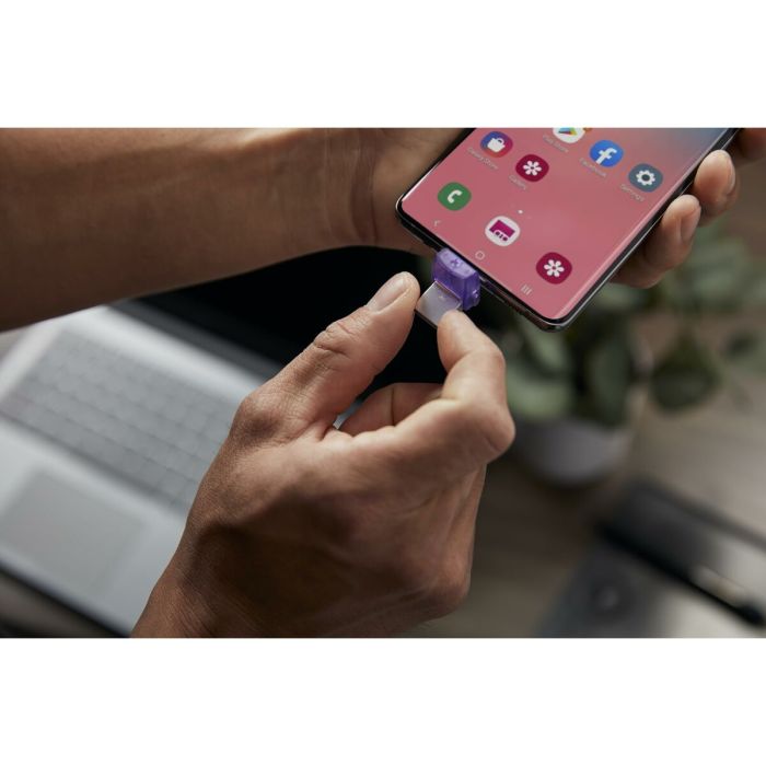 Clé USB Kingston microDuo 3C Violet Pourpre 64 GB 15 Clé USB Kingston microDuo 3C Violet Pourpre 64 GB 15