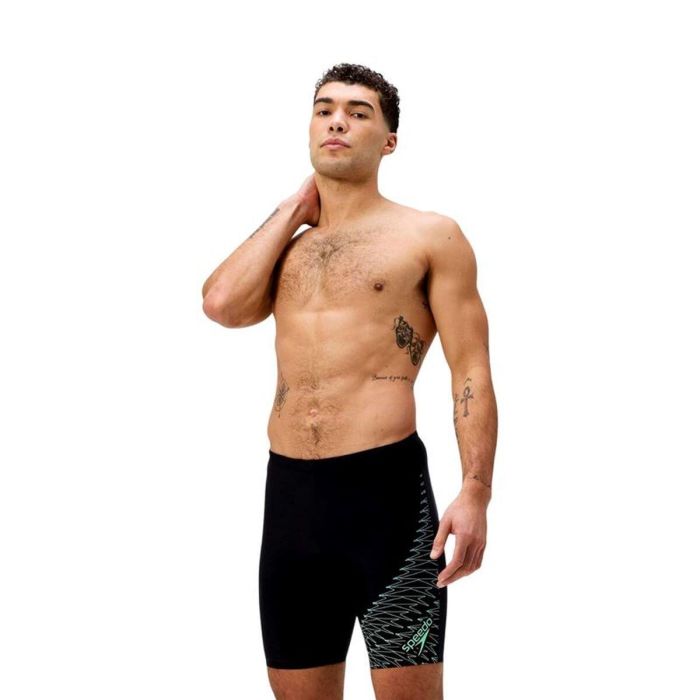 Maillot de bain homme Speedo Medley Logo Jammer Noir 3 Maillot de bain homme Speedo Medley Logo Jammer Noir 3
