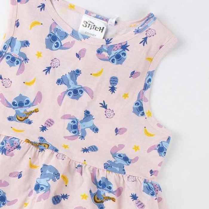 Robe Stitch Rose clair 7-8 ans 1
