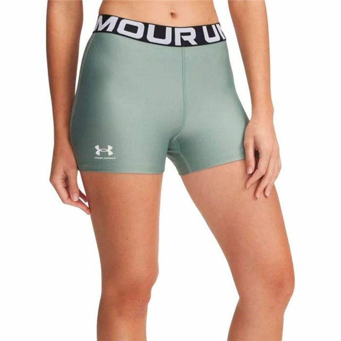 Leggings de Sport pour Femmes Under Armour Hg Shorty Bleu Vert
