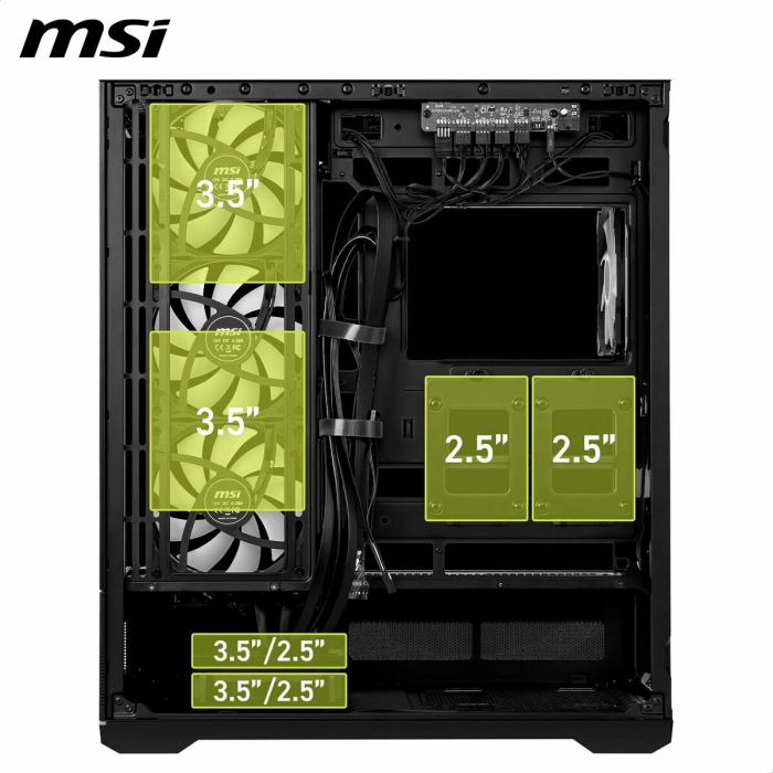 Boîtier ATX semi-tour MSI 306-7G28R21-JA4 Noir 4