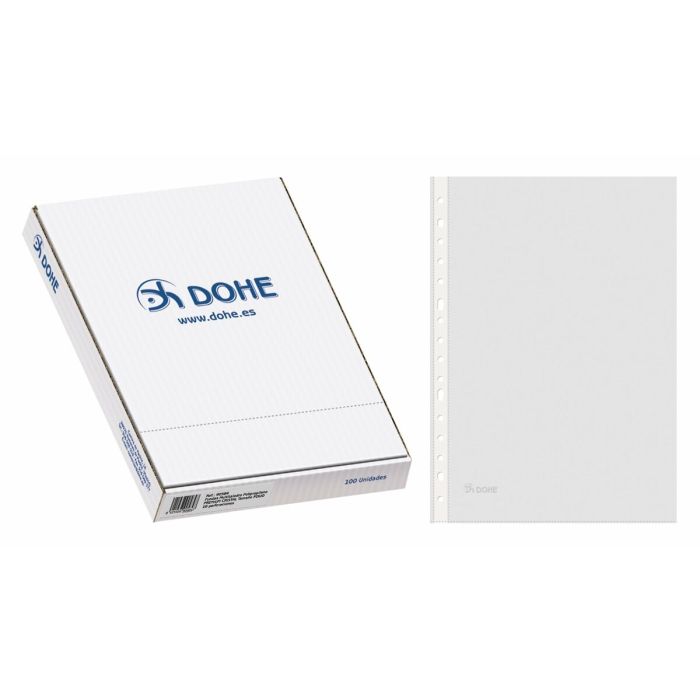 Housses DOHE Premium Cristal Perforées Transparent Din A4 (100 Pièces) 0 Housses DOHE Premium Cristal Perforées Transparent Din A4 (100 Pièces) 0