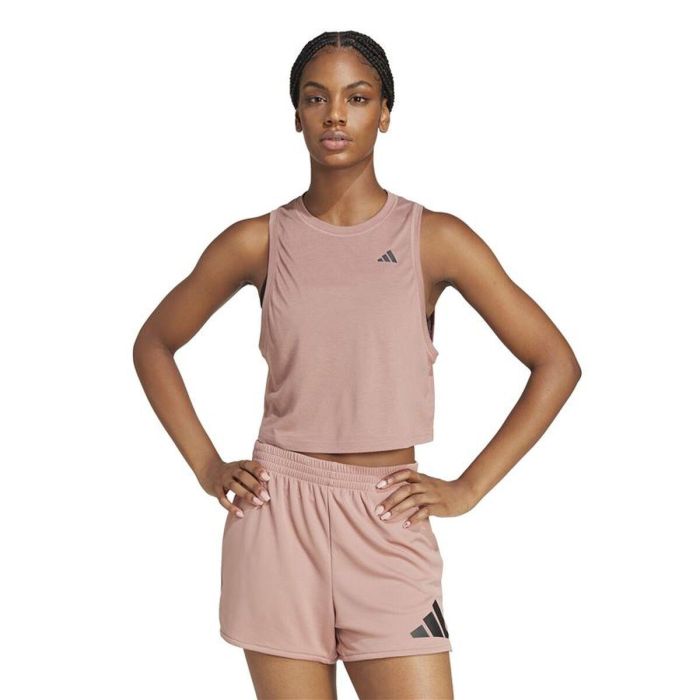 Maillot de Corps sans Manches pour Femme Adidas Violet Fitness M 4 Maillot de Corps sans Manches pour Femme Adidas Violet Fitness M 4