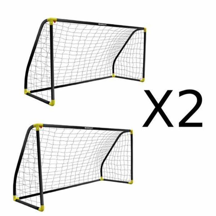 Jeu de 2 cages de football Ociotrends 180 x 91 x 120 cm 1