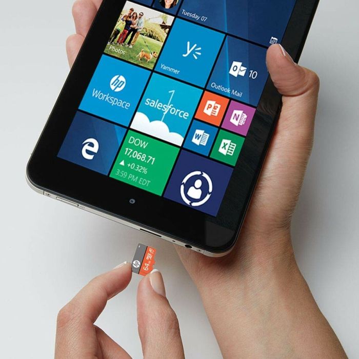 Carte Mémoire Micro SD avec Adaptateur HP HFUD064-1V31A 64 GB 2