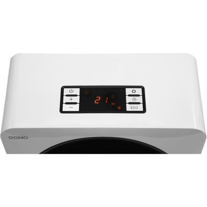 Chauffage céramique - 2500 W - DOMO - DO7344H - 34,8 x 18,3 x 35,2 cm - Blanc 4