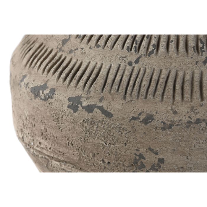 Vase Home ESPRIT Noir Beige Métal Magnésium 28 x 28 x 47 cm 1 Vase Home ESPRIT Noir Beige Métal Magnésium 28 x 28 x 47 cm 1