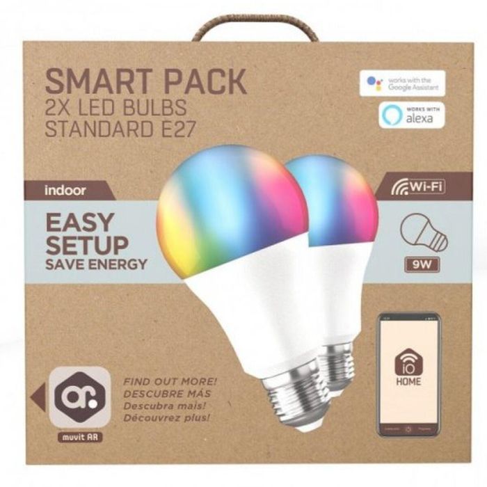 Ampoule à Puce Muvit iO 9 W E27 800 lm Wi-Fi LED 2700 K 6500 K 2