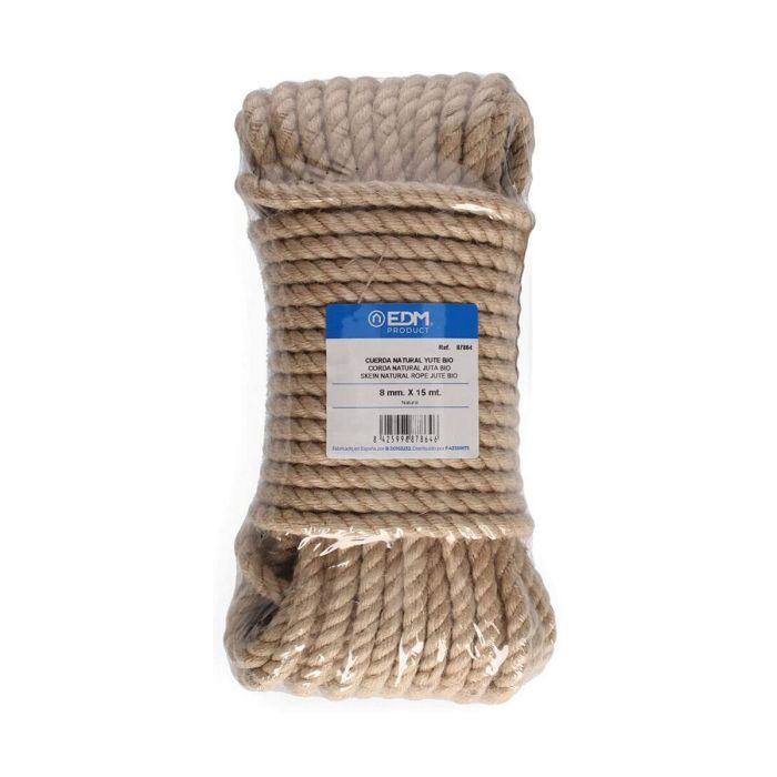 écheveau tressé EDM 87864 Naturel Jute 15 m 0 écheveau tressé EDM 87864 Naturel Jute 15 m 0