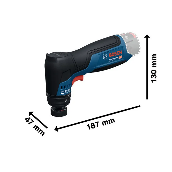Bosch Professional Ponceuse vibrante 12V GSS 12V-32 - 32 mm, pour ponçage à sec et humide, travaux de carrosserie et réparation