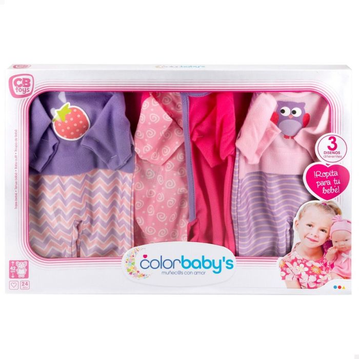 Vêtements de poupée Colorbaby 3 Pièces 6 Unités 1