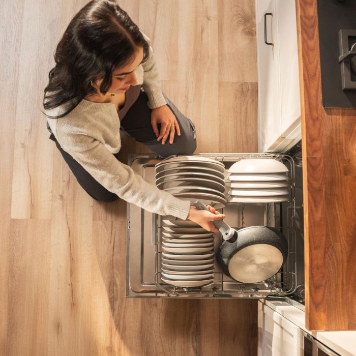 Cecotec Lave-vaisselle intégrable 60 cm Bolero Aguazero 6500 Full-BI 15 couverts acier 10