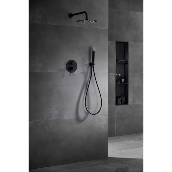 Colonne de douche Imex MONZA NM GPM039/NG Acier inoxydable Laiton ABS 5